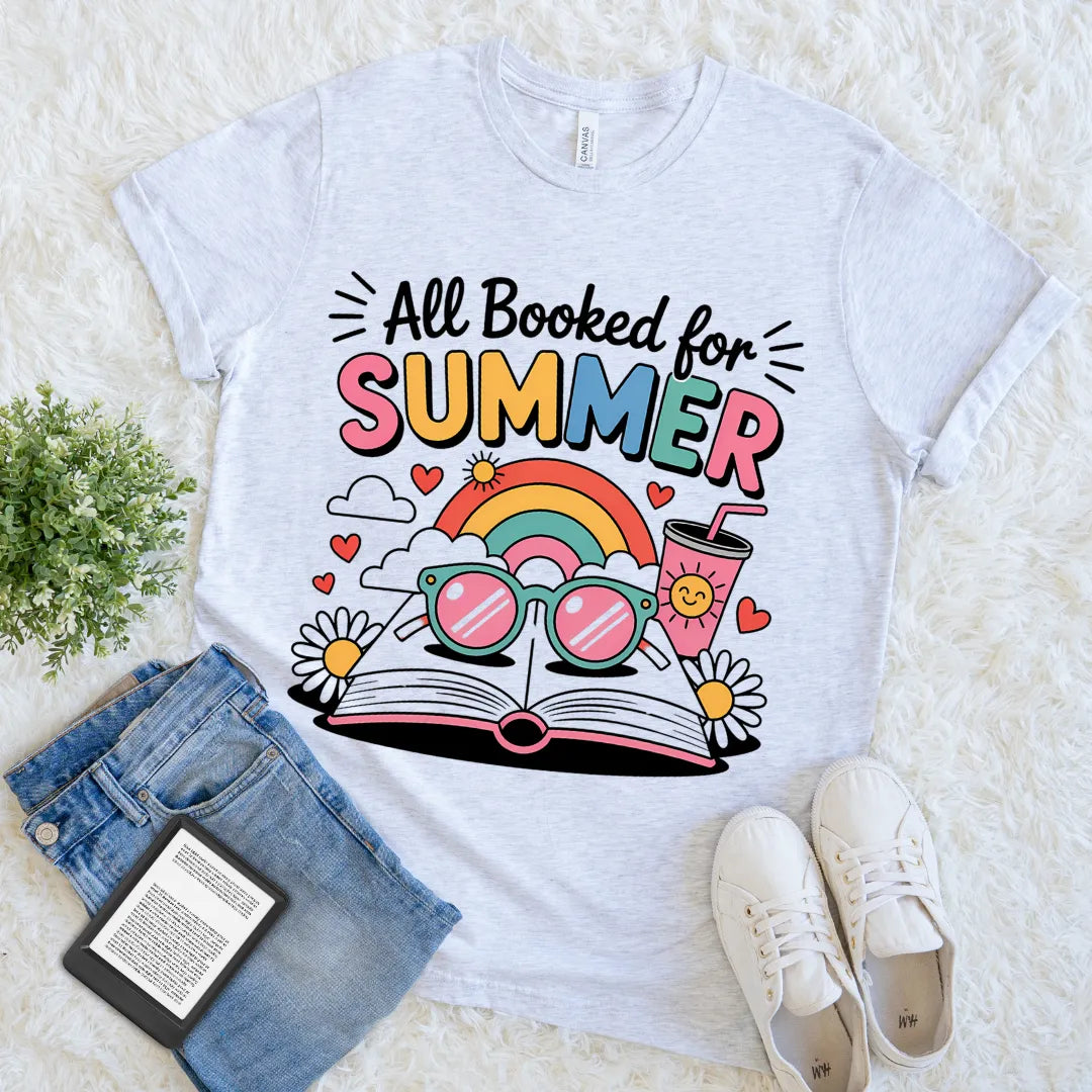cute summer reading shirt for book lovers