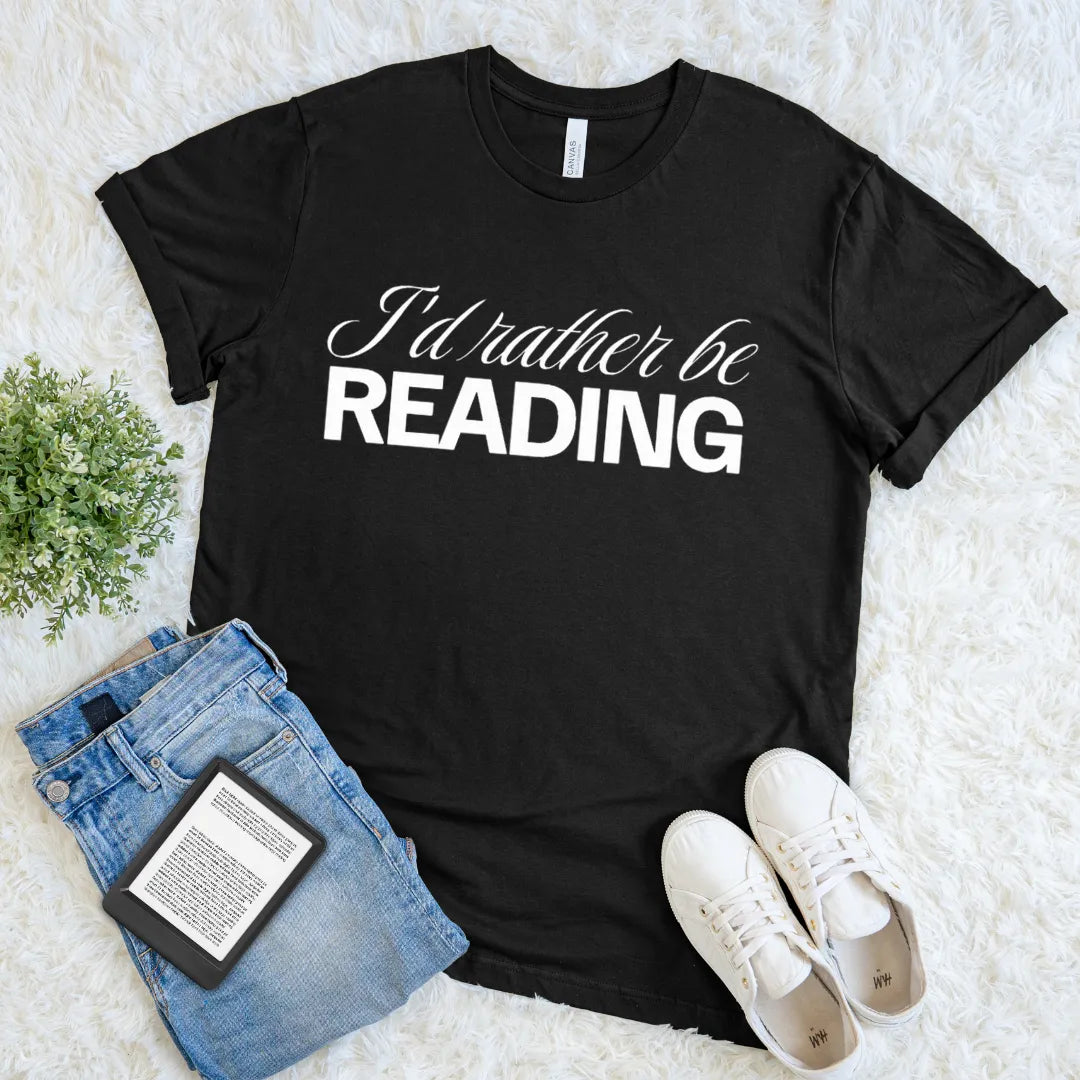 introvert reading t-shirt simple text design