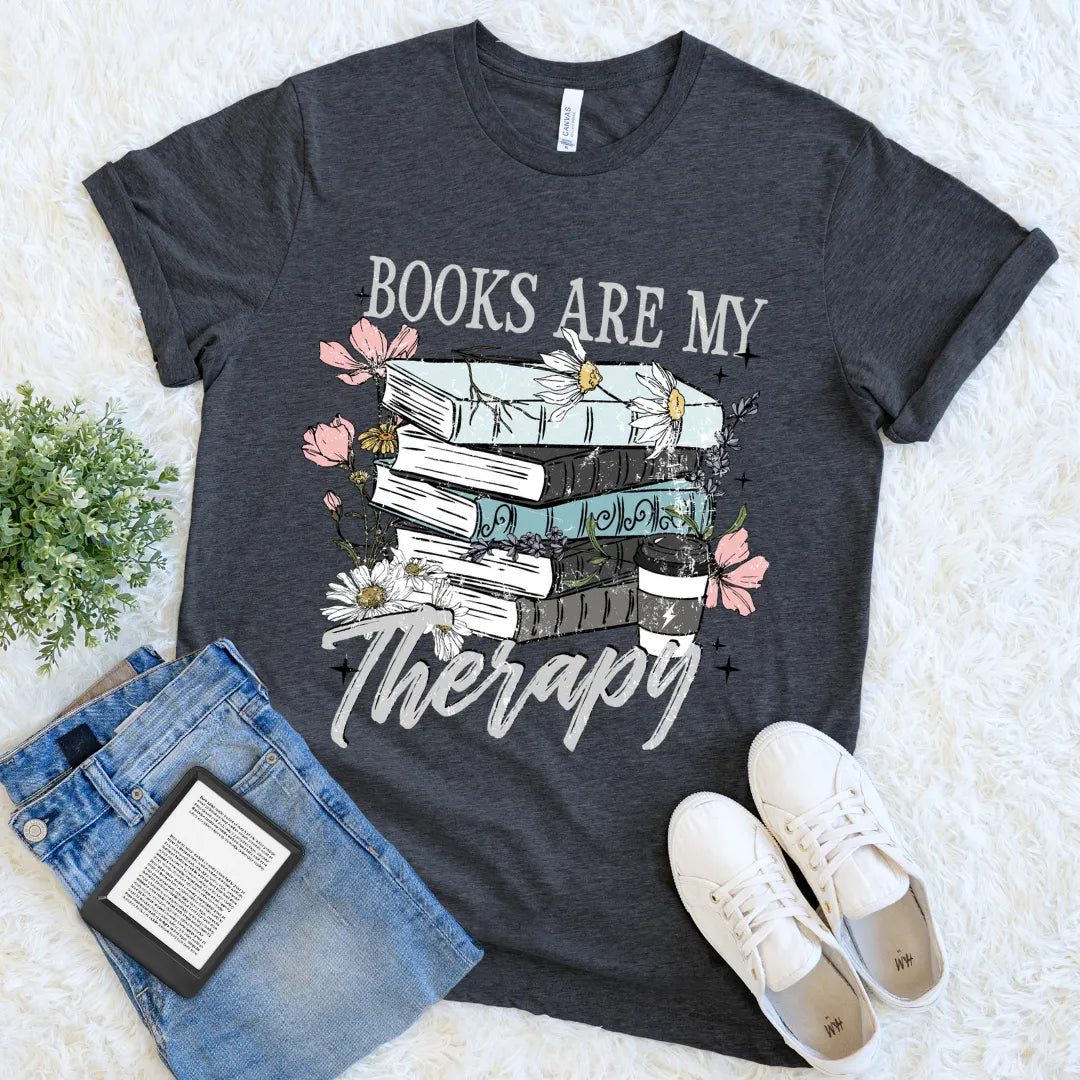vintage style reading t-shirt