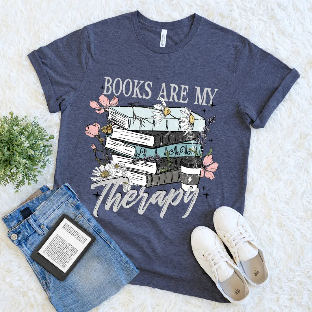 vintage style reading t-shirt
