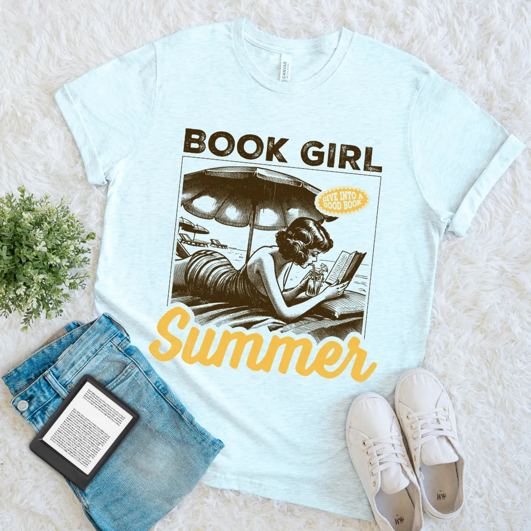 Book Girl Summer Tee