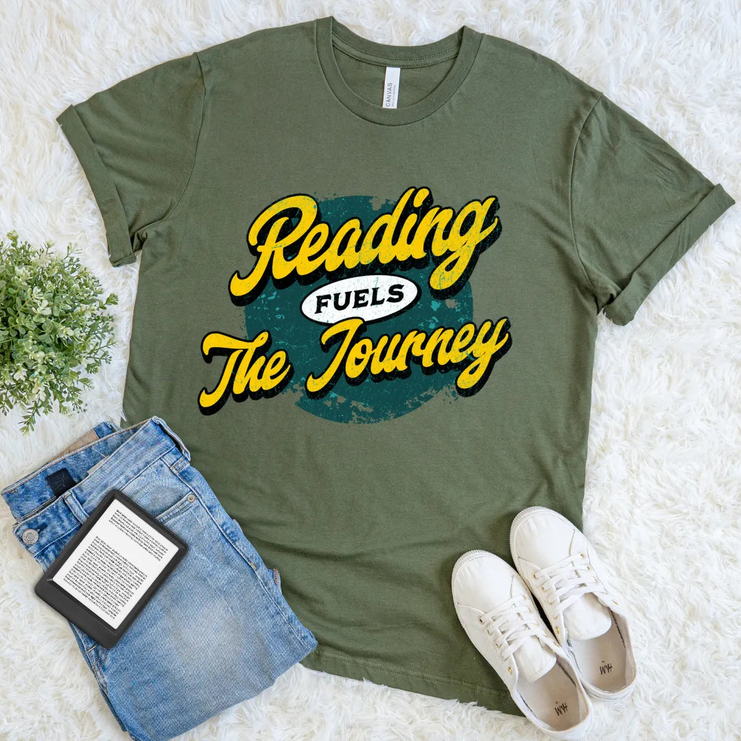 vintage travel-themed book lover shirt