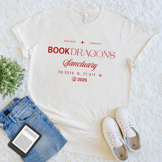 book dragons sanctuary coordinates shirt