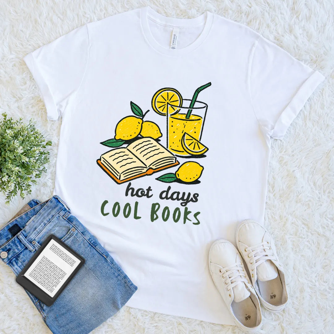 cute citrus reading t-shirt for introverts
