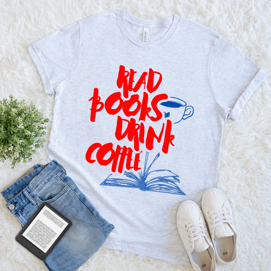 book and coffee lover shirt
