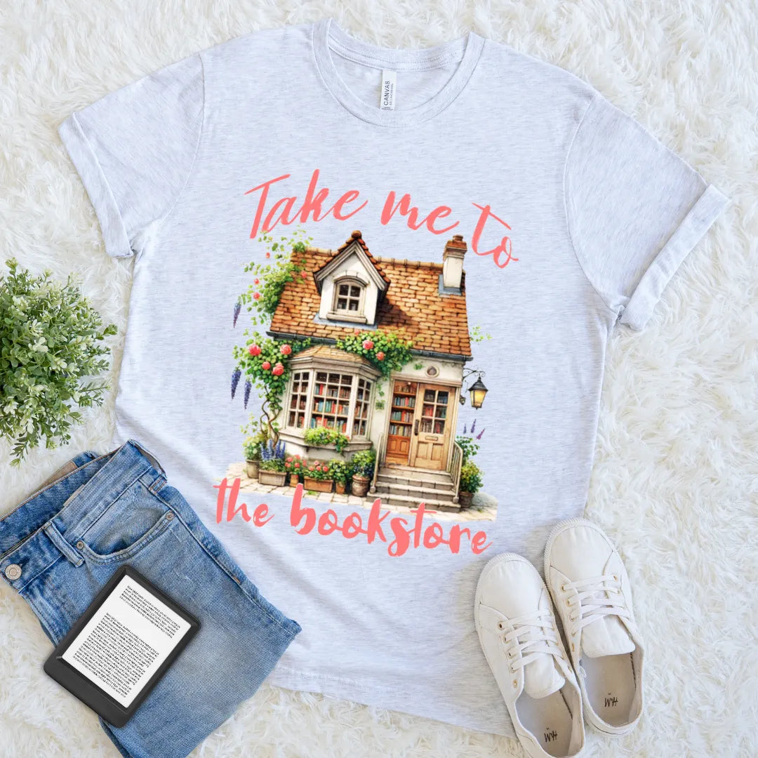  vintage cottagecore floral tee for readers