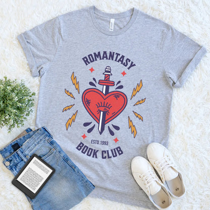 fantasy romance dagger heart tee romantasy book club