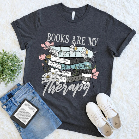 vintage style reading t-shirt