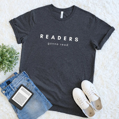 bold minimalist reading tee