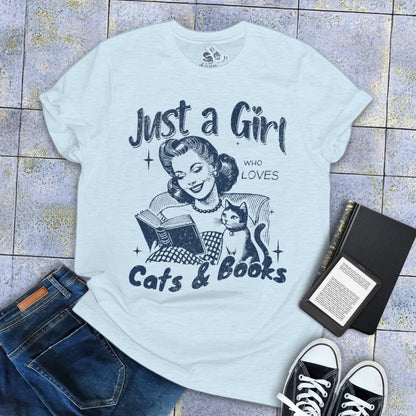 cozy bookish t-shirt with cute quote