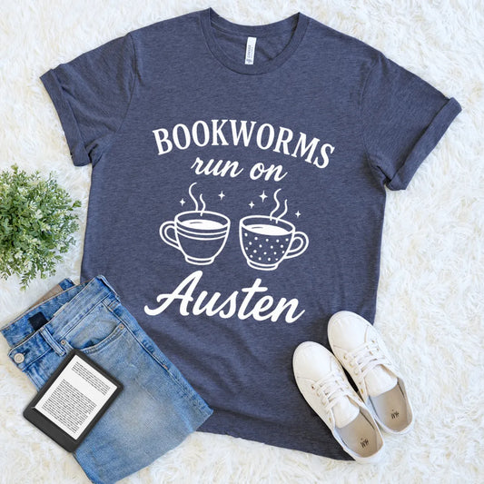 Cozy design for Jane Austen fans and tea-loving readers