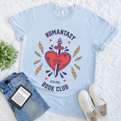 fantasy romance dagger heart tee