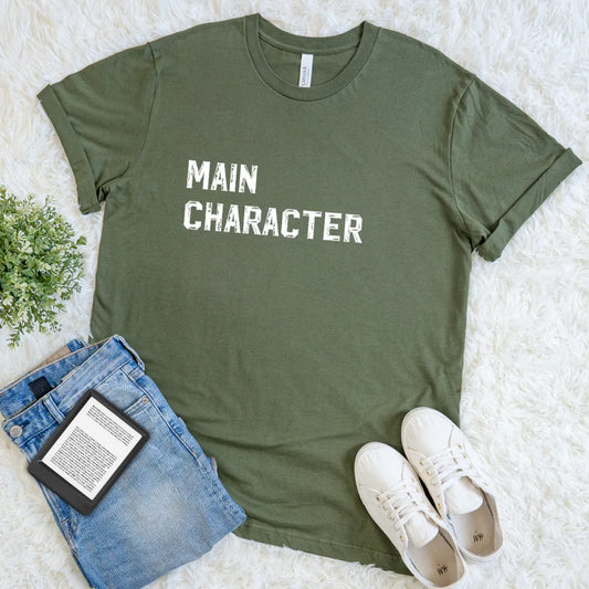 main character dad gift shirt  