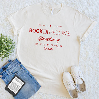 book dragons sanctuary coordinates shirt