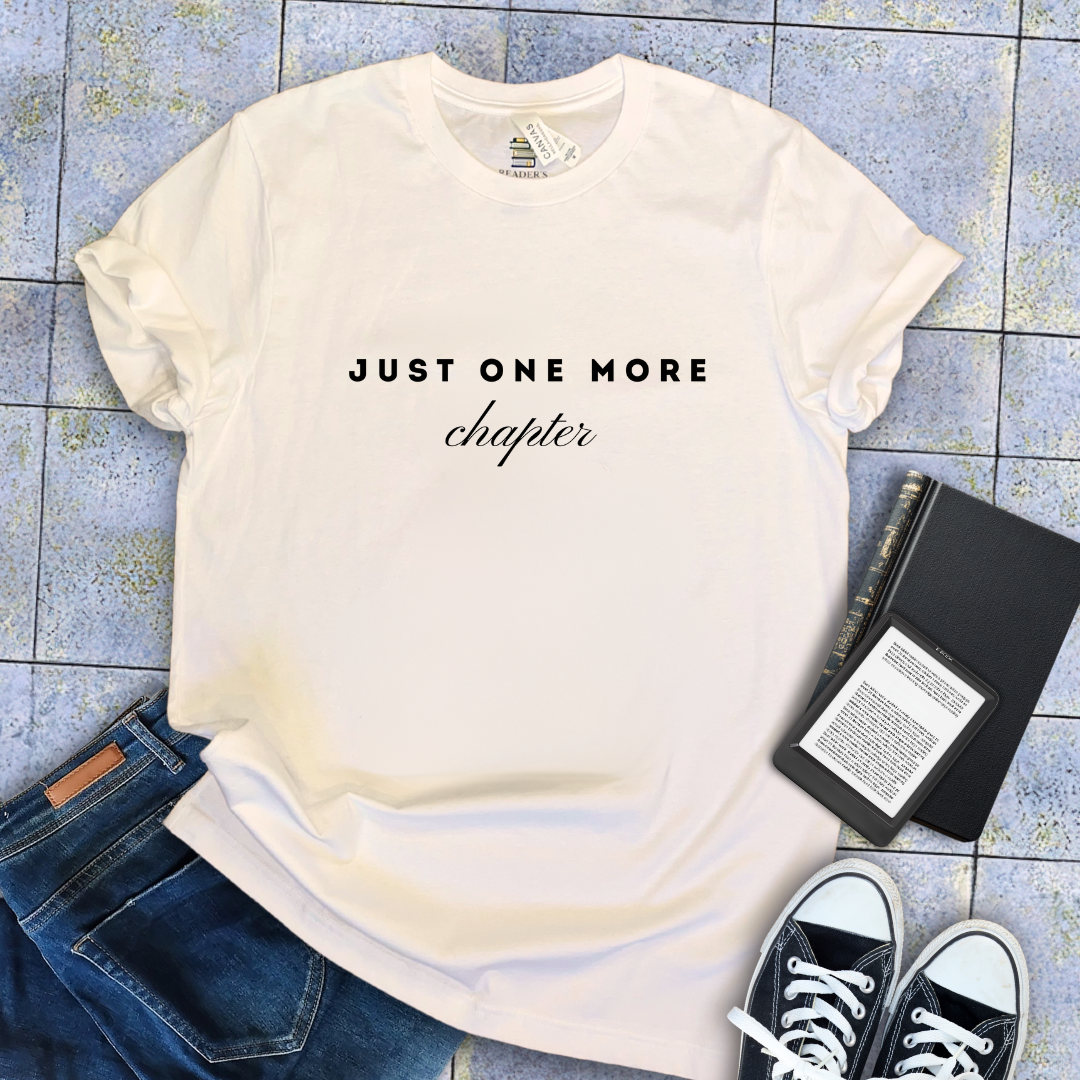 just one more chapter fashion reading shirt