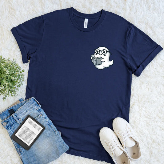 spooky cute bookworm shirt