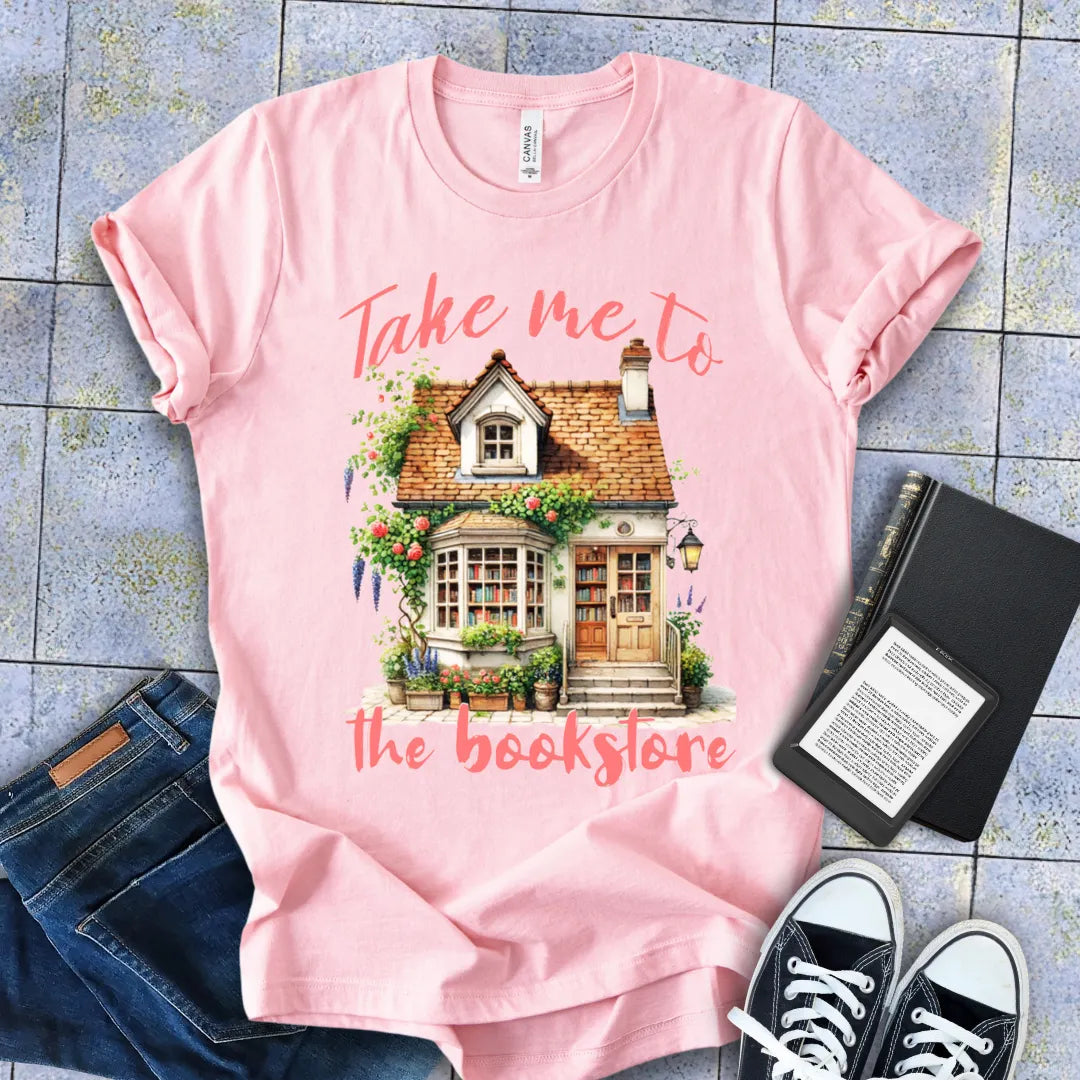cozy bookstore cottagecore bookcore t-shirt