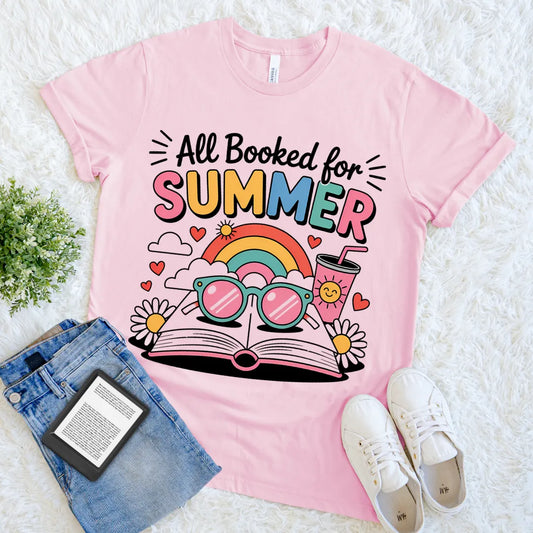 cute summer reading shirt for book lovers