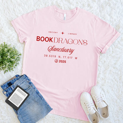book dragons sanctuary coordinates shirt