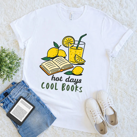 cute citrus reading t-shirt for introverts