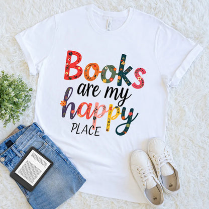 flower aesthetic book lover t-shirt