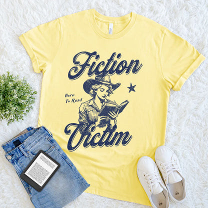 vintage fiction victim cowgirl tee